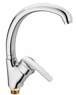 Смеситель для кухни Haiba HB4106-2 хром